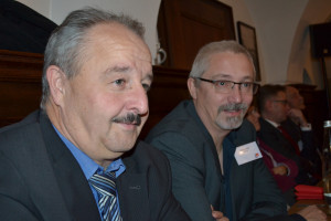 Peter Kloo, Bürgermeister aus Kolbermoor, und Markus Dick, SPD-Stadtrat aus Rosenheim