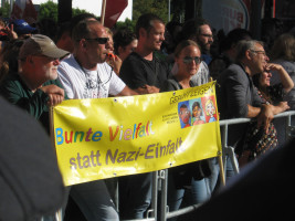 Kundgebung des Bündis Rosenheim Nazifrei