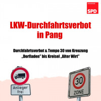 Petition: LKW-Durchfahrtsverbot in Pang!