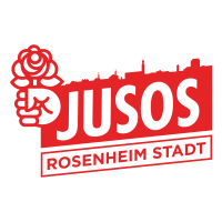Logo der Jusos in Bayern (stilisierte Rose)