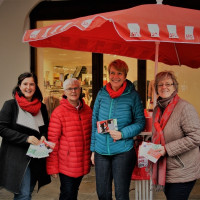 Maria Noichl, MdEP, Wilma Waldt, Britta Promann, kommissarische Vorsitzende der AsF Rosenheim Stadt, und Elisabeth Jordan, SPD-Unterbezirksvorsitzende Rosenheim Stadt